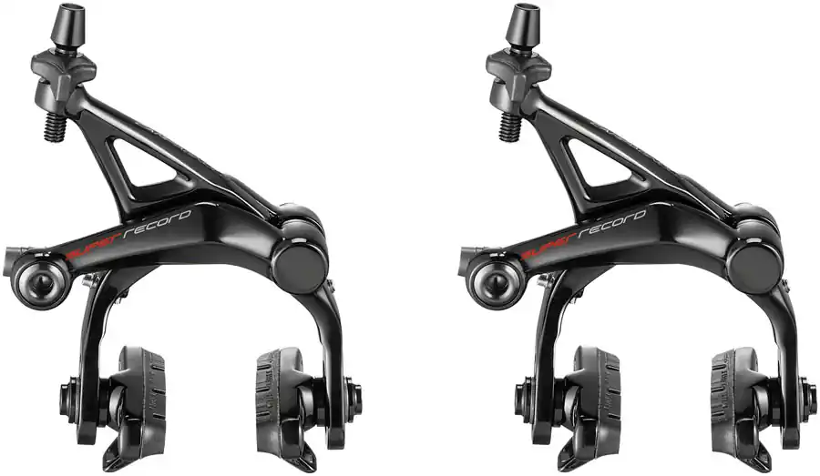Free Delivery Campagnolo Super Record Brakeset Dual Pivot Front and Rear Black