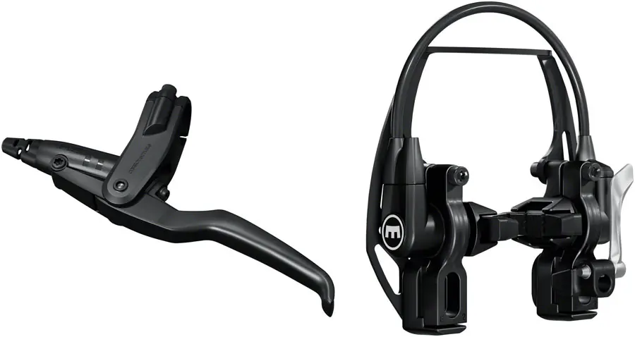 Special Discount Magura HS11 Linear Pull Brake and Lever - Front or Rear 4-Finger Lever Black