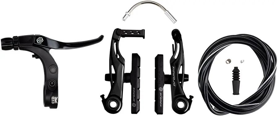 Free Delivery Promax P-1/Click V-Point Linear Pull Brake Kit - 85mm Black