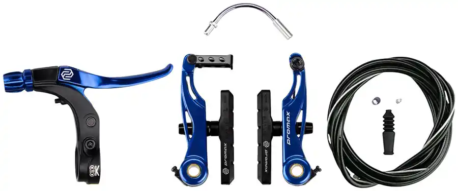 Authentic Promax P-1/Click V-Point Linear Pull Brake Kit - 85mm Blue