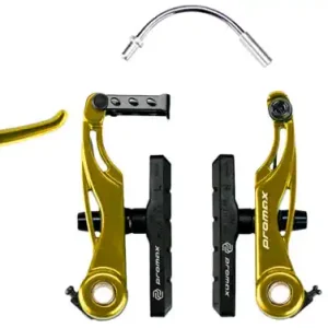 Promax P-1/Click V-Point Linear Pull Brake Kit- 85mm Gold Top Rated