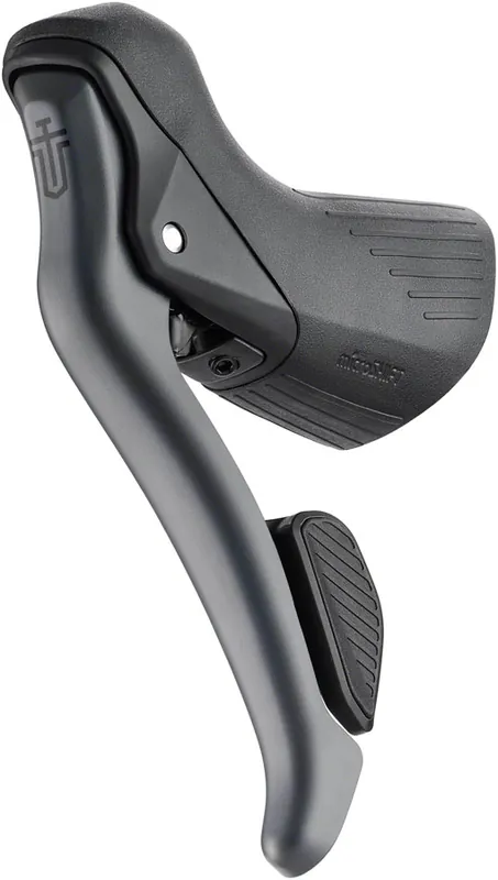 Certified microSHIFT Sword Left Drop Bar Brake Lever with Intergrated Dropper Remote - Gray Version B | Bikeparts.Com