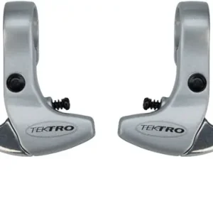 Buy Online Tektro CL332RS 3-Finger Alloy Linear Pull Brake Lever Set Silver