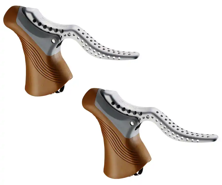 Affordable TRP RRL-SR Ultralight Non-Integrated Brake Lever - Pair Gum/Silver