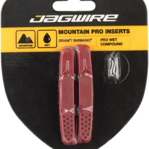 Jagwire Mountain Pro Brake Pad Replacement Insert for Wet Conditions Red Best Seller
