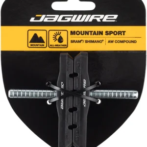 Jagwire Mountain Sport Brake Pads Smooth Post Black New Release