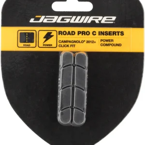 Jagwire Road Pro C Brake Pad Inserts Campagnolo Click Fit 2012+ Black Mega Sale