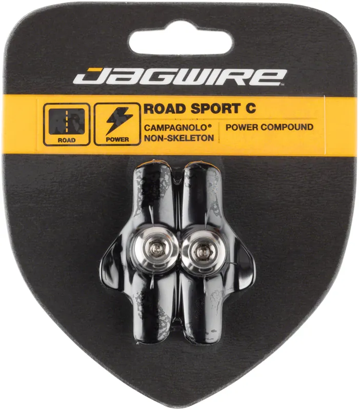 Factory Price Jagwire Road Sport C Brake Pads Campagnolo Non-Skeleton Black | Bikeparts.Com