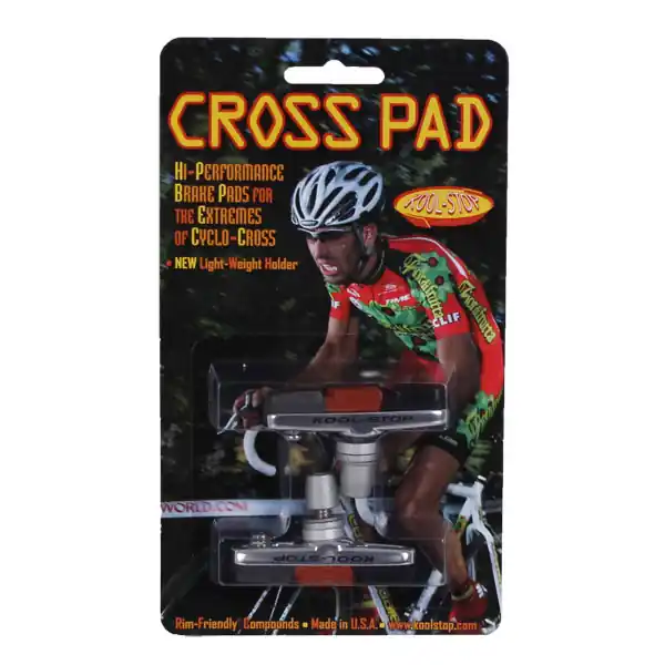 Big Sale Kool Stop Cross Pads Holder with Pads - Triple Pr  | Bikeparts.Com