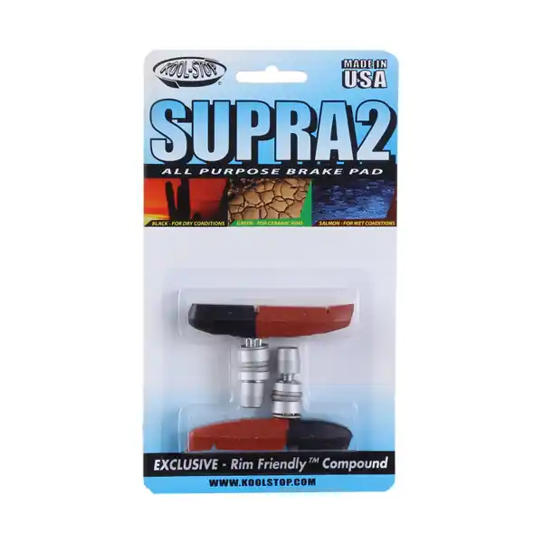 Last Chance Kool Stop Supra 2 Pads Threaded - Dual Pr  | Bikeparts.Com