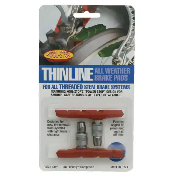 Kool Stop Thinline Pads Threaded - Salmon Pr  | Bikeparts.Com Get Yours