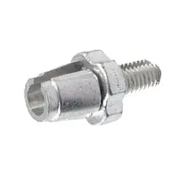Hot Deal Alligator Barrel Adjuster with Nut (7mm) Silver - 10/Bottle  | Bikeparts.Com