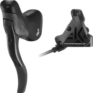 Weekend Sale Campagnolo EKAR GT Ergopower Brake Lever and Disc Brake Caliper - Left/Front For 1x 13-Speed 140mm Flat Mount Hydraulic Caliper Black  | Bikeparts.Com
