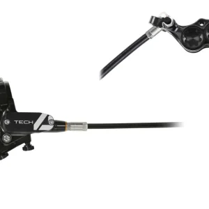 Hope Tech 4 E4 Disc Brake and Lever Set - Rear Hydraulic Post Mount Black  | Bikeparts.Com Mega Sale