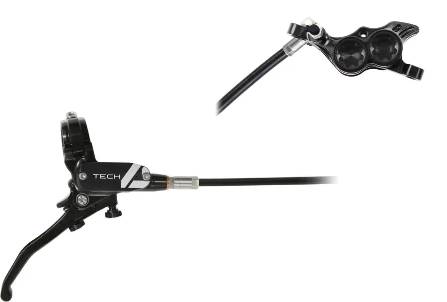 Hope Tech 4 E4 Disc Brake and Lever Set - Rear Hydraulic Post Mount Black | Bikeparts.Com Mega Sale