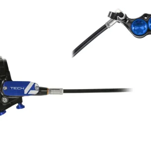 Hope Tech 4 E4 Disc Brake and Lever Set - Rear Hydraulic Post Mount Blue  | Bikeparts.Com Popular