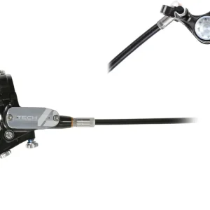 Hope Tech 4 E4 Disc Brake and Lever Set - Rear Hydraulic Post Mount Silver  | Bikeparts.Com Instant Buy