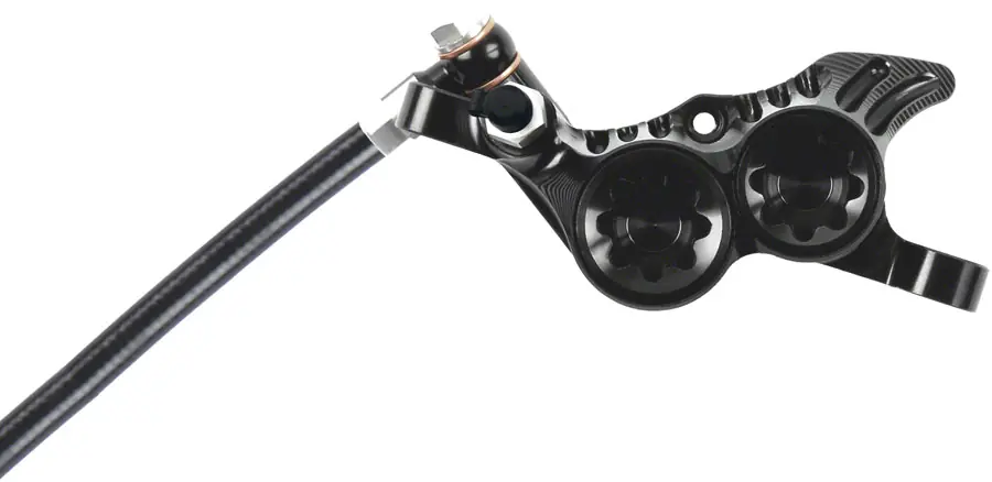 Hope Tech 4 V4 Disc Brake and Lever Set - Rear Hydraulic Post Mount Black | Bikeparts.Com New Release