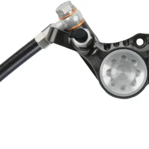 Editor’s Pick Hope Tech 4 V4 Disc Brake and Lever Set - Rear Hydraulic Post Mount Silver  | Bikeparts.Com