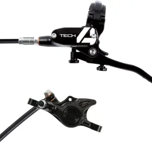 Seasonal Sale Hope Tech 4 X2 Disc Brake and Lever Set - Front Hydraulic Post Mount Black  | Bikeparts.Com