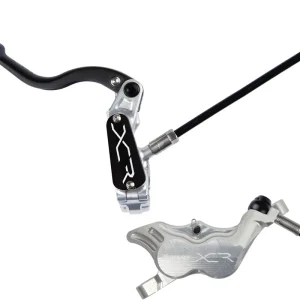 Hot Picks Hope XCR Pro E4 Disc Brake and Lever Set - Front Hydraulic Post Mount Silver