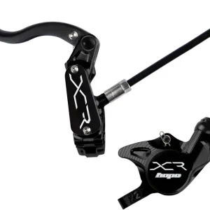 Hope XCR Pro X2 Disc Brake and Lever Set - Front Hydraulic Post Mount Black  | Bikeparts.Com Fresh Stock