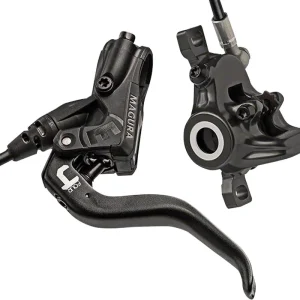Trusted Brand Magura MT4 Disc Brake and Lever - Front or Rear Hydraulic Post Mount Black