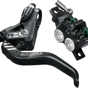 While Supplies Last Magura MT5 eSTOP Disc Brake and Lever - Front or Rear Hydraulic Post Mount Black