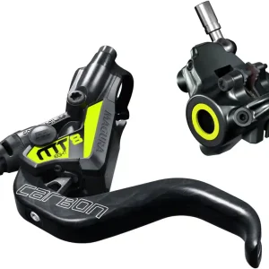 Don’t Miss Out Magura MT8 SL Disc Brake and Lever - Front or Rear Hydraulic Flat Mount Gray/Yellow