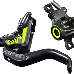 Flash Sale Magura MT8 SL Disc Brake and Lever - Front or Rear Hydraulic Post Mount Gray/Yellow