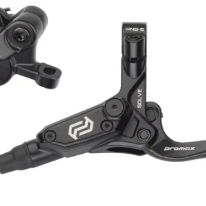 Promax Solve DSK-923 Disc Brake and Lever Set - Front 2-Piston Hydraulic Post Mount Black Top Rated