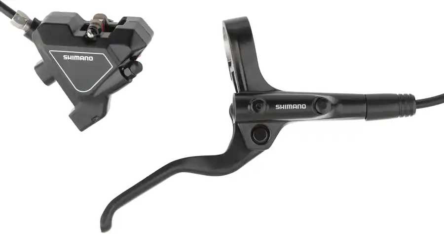 Shimano Altus BL-MT201/BR-UR300 Disc Brake and Lever - Rear Hydraulic Flat Mount Resin Pads Black Today Only