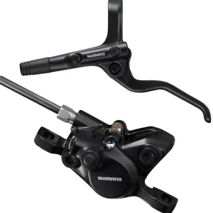 Cheap Shimano BR-MT200 Disc Brake and BL-MT201 Lever - Front Hydraulic 2-Piston Post Mount Black