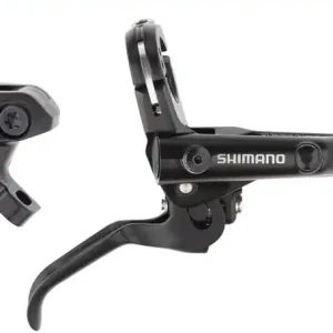 Shop Now Shimano BR-MT500 Disc Brake and BL-MT501 Lever - Rear Hydraulic 2-Piston Post Mount Black