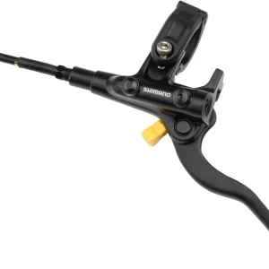 Direct From Factory Shimano Deore BL-M4100/BR-MT410 Disc Brake and Lever - Front Hydraulic Resin Pads Gray