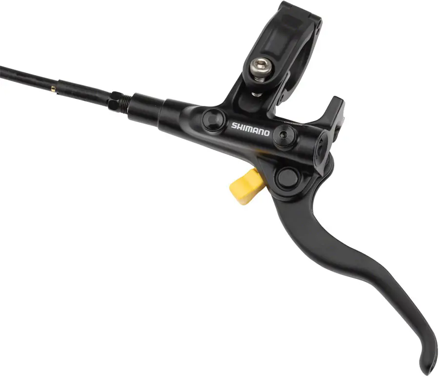 Direct From Factory Shimano Deore BL-M4100/BR-MT410 Disc Brake and Lever - Front Hydraulic Resin Pads Gray