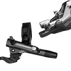 Shimano Deore BL-M6100/BR-M6100 Disc Brake and Lever - Rear Hydraulic Resin Pads Gray Hot Deal