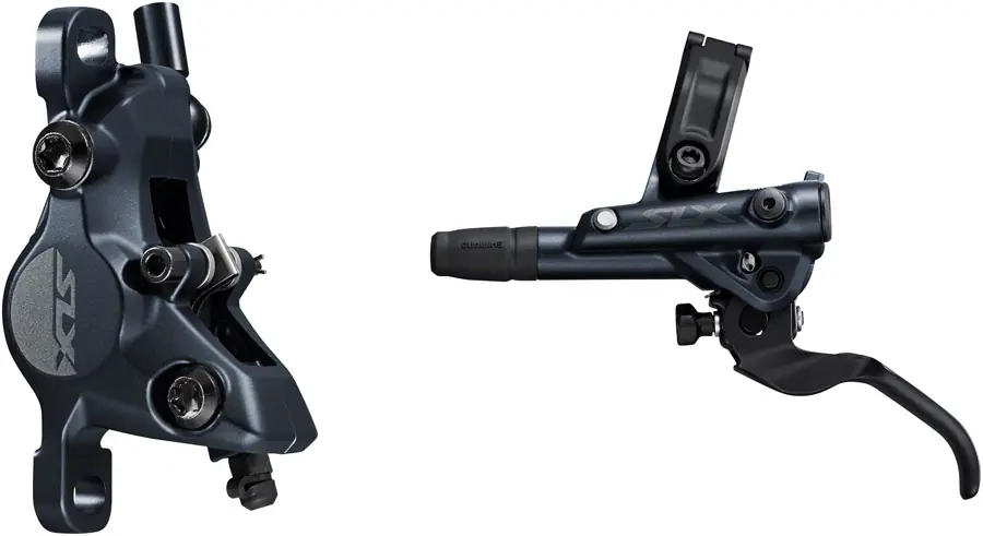 Markdown Shimano SLX BL-M7100/BR-M7100 Disc Brake and Lever - Front Hydraulic Post Mount 2-Piston Black