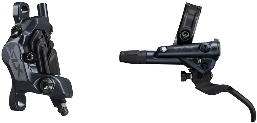 Shimano SLX BL-M7100/BR-M7120 Disc Brake and Lever - Front Hydraulic Post Mount 4-Piston Black Top Pick