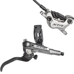 Shimano XTR BL- M9120/BR-M9120 Disc Brake and Lever - Front Hydraulic Post Mount Finned Metal Pads Gray Best Price