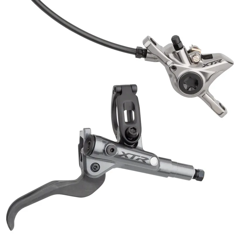 Limited Edition Shimano XTR BL-M9100/BR-M9100 Disc Brake and Lever - Rear Hydraulic Post Mount Gray