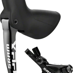 SRAM Apex 1 Disc Brake and Lever - Front Hydraulic Post Mount Black A1 Hassle-Free Returns