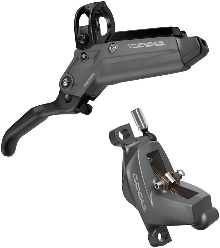 SRAM Code Bronze Stealth Disc Brake and Lever - Rear Post Mount 4-Piston Aluminum Lever SS Hardware Dark Polar C1 Bargain