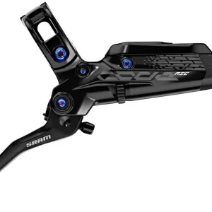 SRAM Code RSC Disc Brake and Lever - Front Hydraulic Post Mount Black with Rainbow Hardware A1 Weekend Sale