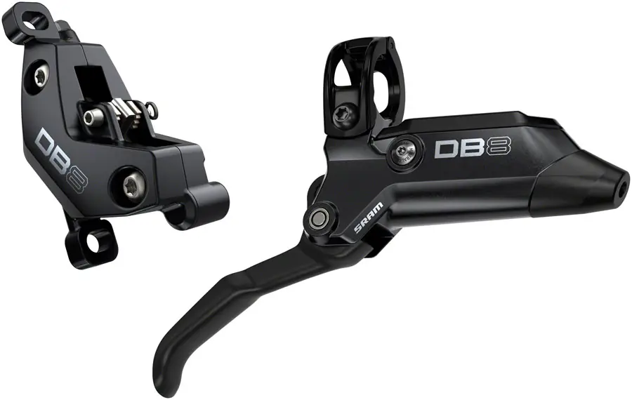 SRAM DB8 Stealth Disc Brake and Lever - Front or Rear 2000mm Hose Mineral Oil Hydraulic Post Mount Diffusion Black B1 Hassle-Free Returns