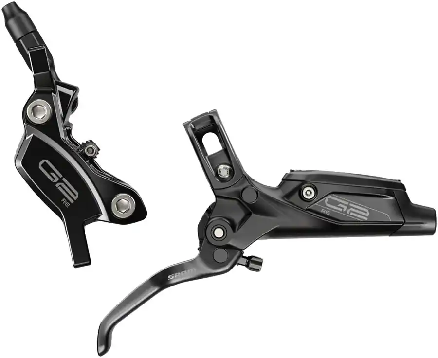 SRAM G2 RE Disc Brake and Lever - Front Hydraulic Post Mount Gloss Black A2 Handmade