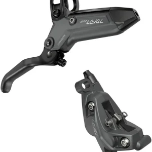 SRAM Level Bronze Stealth Disc Brake and Lever - Front Post Mount 4-Piston Aluminum Lever SS Hardware Dark Polar C1 Handmade