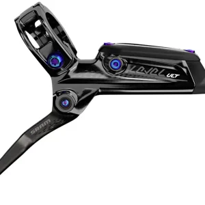 SRAM Level Ultimate Disc Brake and Lever - Front Hydraulic Post Mount Black with Rainbow Hardware B1 Get Yours
