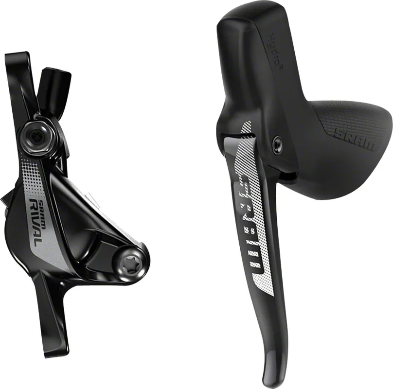 SRAM Rival 1 Disc Brake and Lever - Left/Front Hydraulic Post Mount Black A1 Top Pick