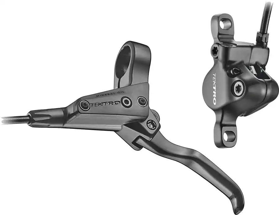 Tektro HD-M280 Disc Brake and Lever - Left Hydraulic Post Mount Black Handmade